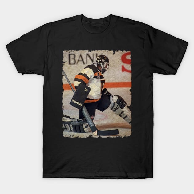 Daniel Berthiaume, 1992 in Boston Bruins (3.16 GAA) T-Shirt by Momogi Project